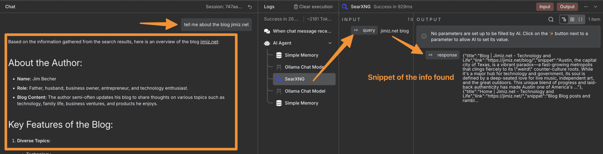 Searxng and N8N selfhosted