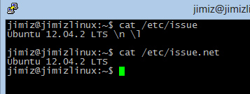cat /etc/issue.net