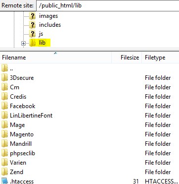 Files Missing for /Lib folder